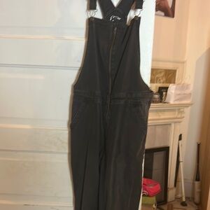 Stylish Black Overalls